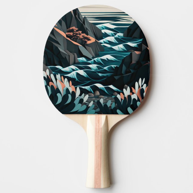 Coastal Energy Ping Pong Paddle (Front)