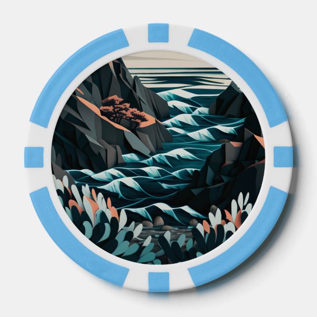 Coastal Energy Poker Chips (Front)