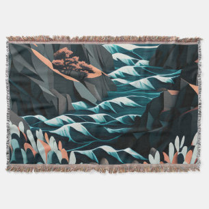 Coastal Energy Throw Blanket