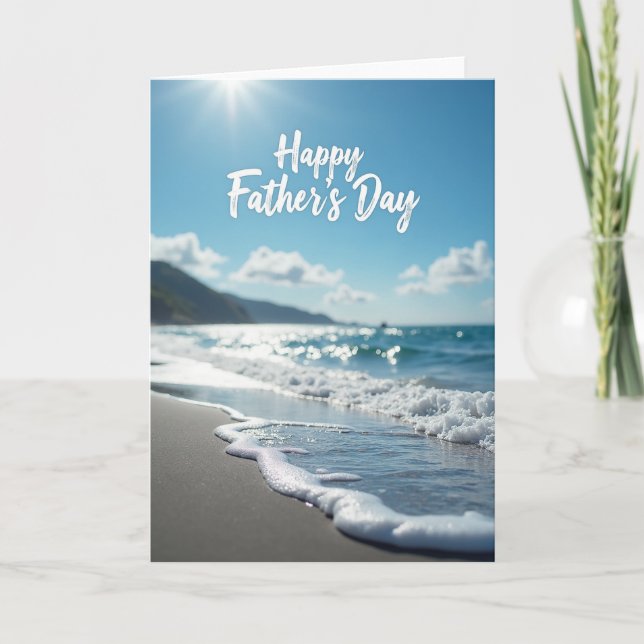 Coastal Fathers Day Card (Front)