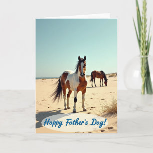 Coastal Fathers Day Equine Card