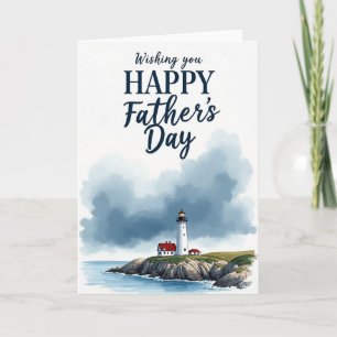 Coastal Fathers Day Wish Card