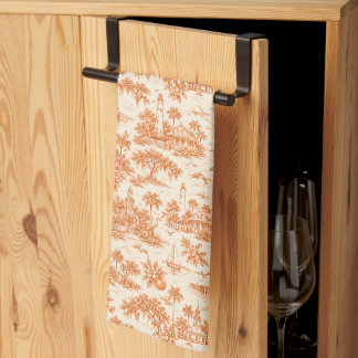 Coastal Georgia Toile Tea Towel
