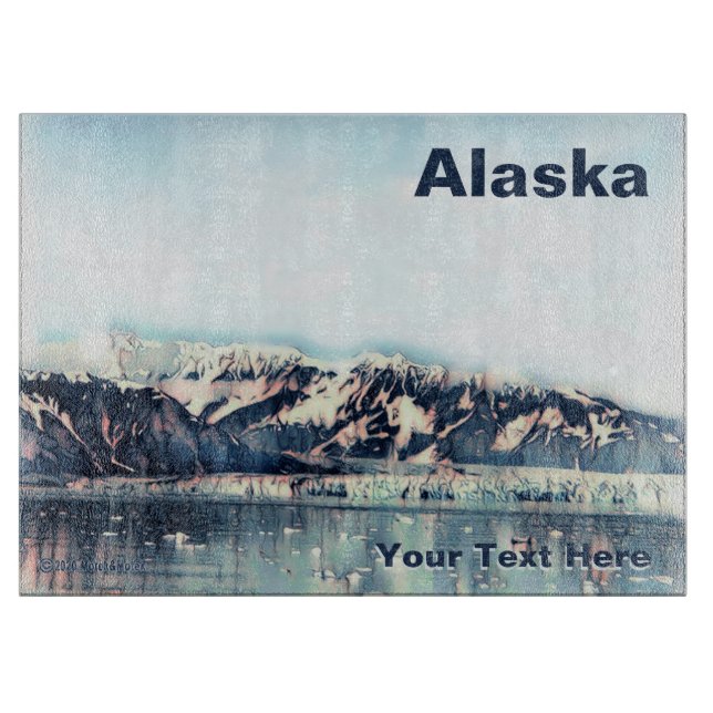 Coastal Glacier Cutting Board (Front)