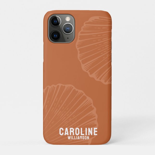 Coastal granddaughter nautical rust seashell Case-Mate iPhone case (Back)