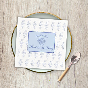 Coastal Grandma Beach Bach Bachelorette Weekend Napkin