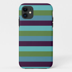 Coastal harmony stripes iPhone 11 case