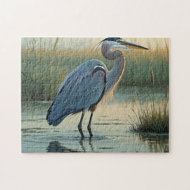 Coastal Heron Jigsaw Puzzle (Horizontal)