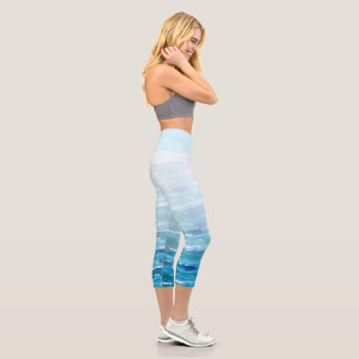 Coastal High Waisted Yoga Capris