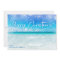 COASTAL HOLIDAY CARD Tropical Beach Christmas Sea