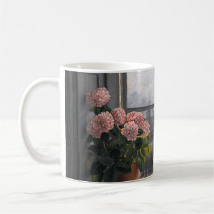 Coastal Invitation: Open Window & Seascape Coffee Mug