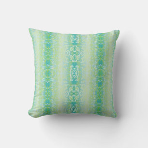 Coastal Jade Damask Cushion