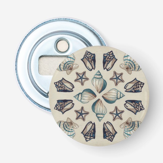 Coastal Kaleidoscope I Bottle Opener (Front)