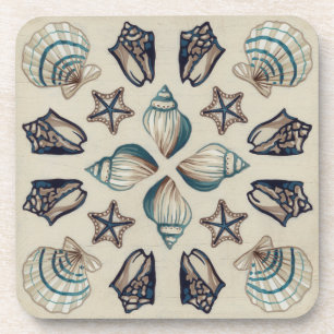 Coastal Kaleidoscope I Coaster