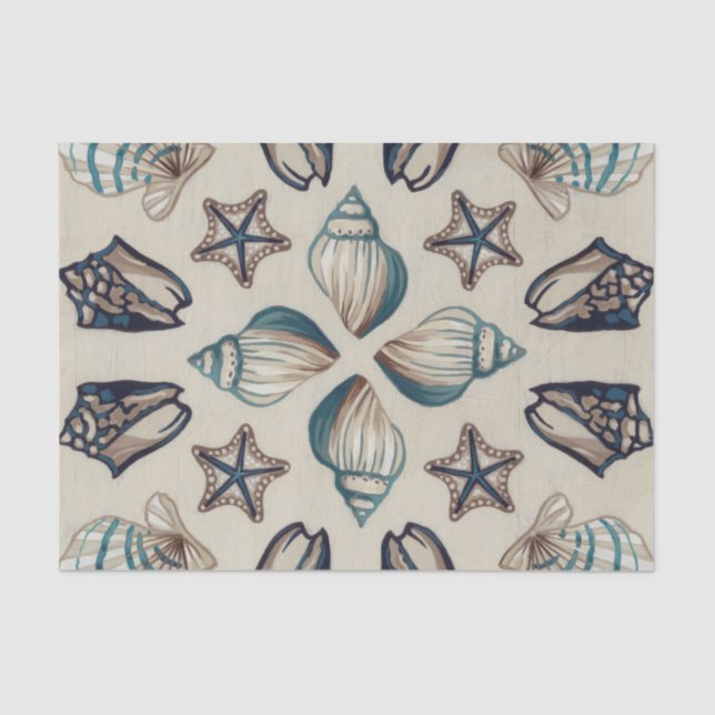 Coastal Kaleidoscope I Tissue Paper (Front)