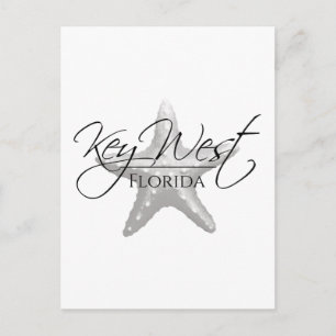 Coastal Key West Starfish Postcard
