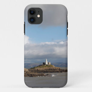 Coastal landscape and lighthouse iPhone 11 case