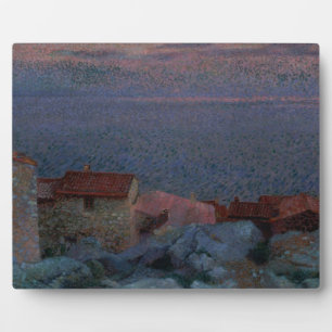Coastal Landscape (oil on canvas) Plaque