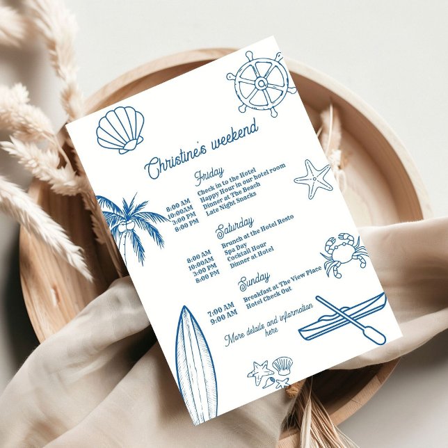 Coastal Last Sail Before The Veil Bachelorette Invitation (Creator Uploaded)