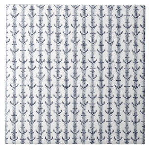 Coastal Life Oceans Blue Ceramic Tile