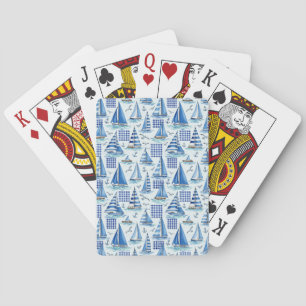 Coastal Life Oceans Blue Playing Cards