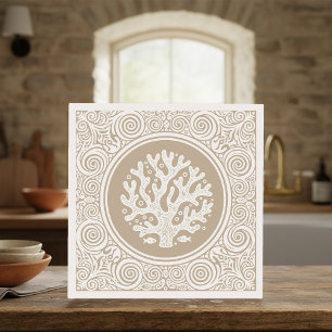 Coastal Life Series Lace Coral Sand D1208 Ceramic Tile