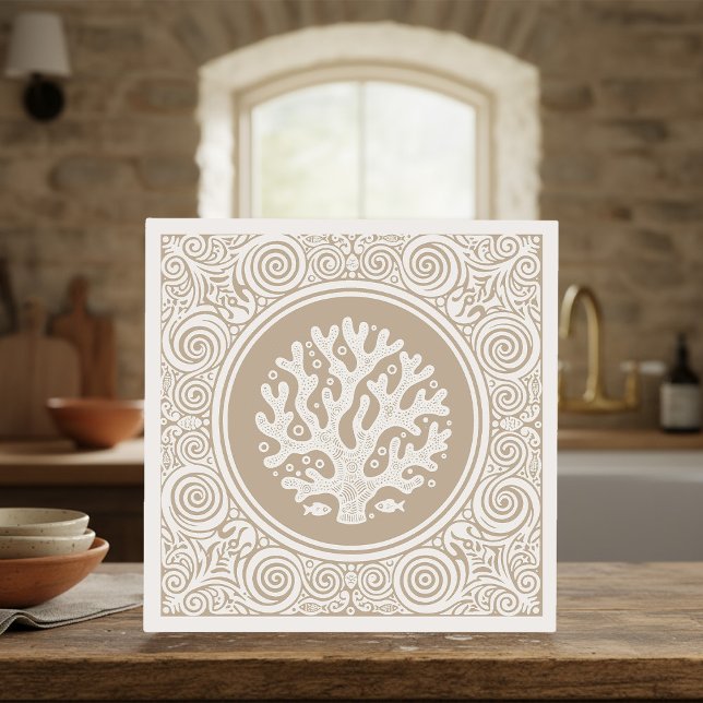 Coastal Life Series Lace Coral Sand D1208 Ceramic Tile (Creator Uploaded)