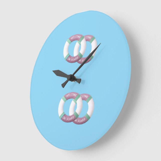Coastal Lifebuoy Clock (Angle)