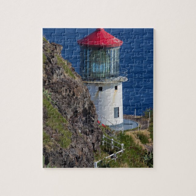 Coastal lighthouse, Hawaii Jigsaw Puzzle (Vertical)