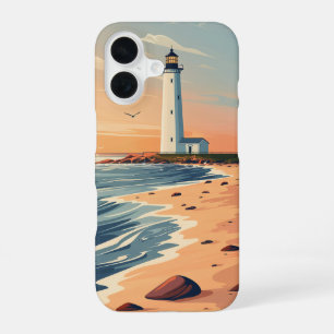 Coastal Lighthouse iPhone 16 Case