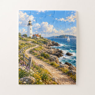 Coastal Lighthouse Jigsaw Puzzle