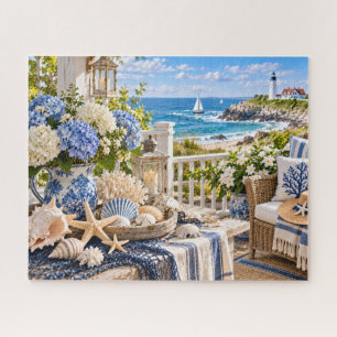 Coastal Lighthouse Retreat Jigsaw Puzzle