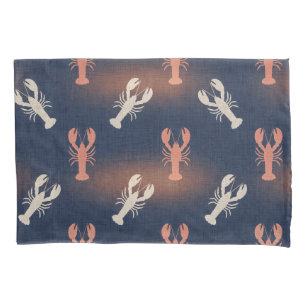 Coastal Lobster Pattern – Nautical Seafood Summer Pillowcase