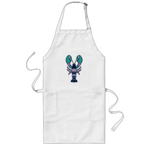Coastal Lobster Pattern Standard Apron