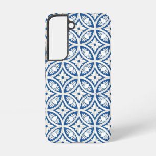 Coastal Lotus Tile Pattern - The White Lotus Samsung Galaxy Case