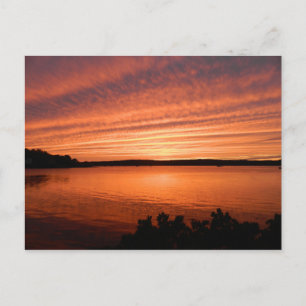 Coastal Maine Sunset Postcard Sailor's Delight