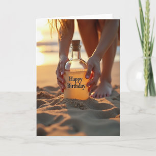 Coastal Message Birthday Card