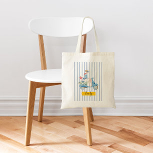 Coastal Motorscooter Tote Bag