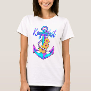 Coastal Nautical Anchor Key West Sailing T-Shirt