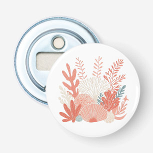 Coastal/nautical coral reef bottle opener
