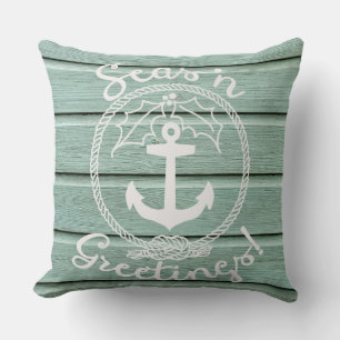 Coastal   Nautical   Holiday Cushion