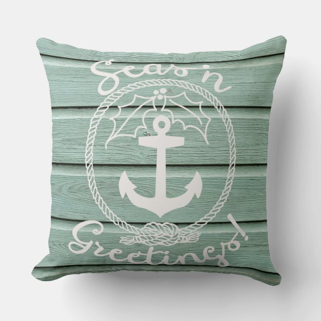 Coastal | Nautical | Holiday Cushion (Front)