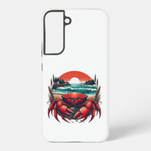 coastal/nautical Maine crab Samsung Galaxy Case