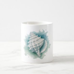 Coastal/Nautical seashell Coffee Mug