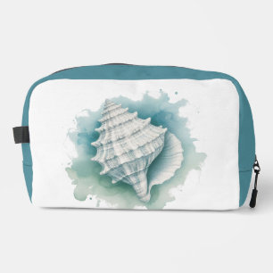 Coastal/Nautical seashell Dopp Kit