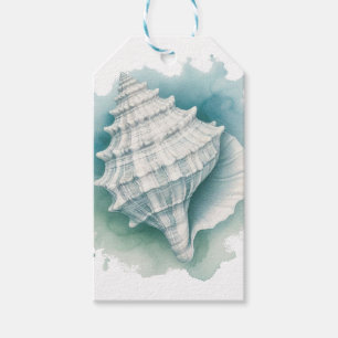 Coastal/Nautical seashell  Gift Tags