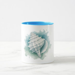 Coastal/Nautical seashell  Mug