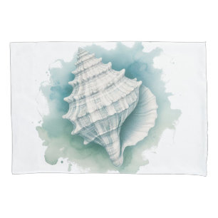 Coastal/Nautical seashell  Pillowcase