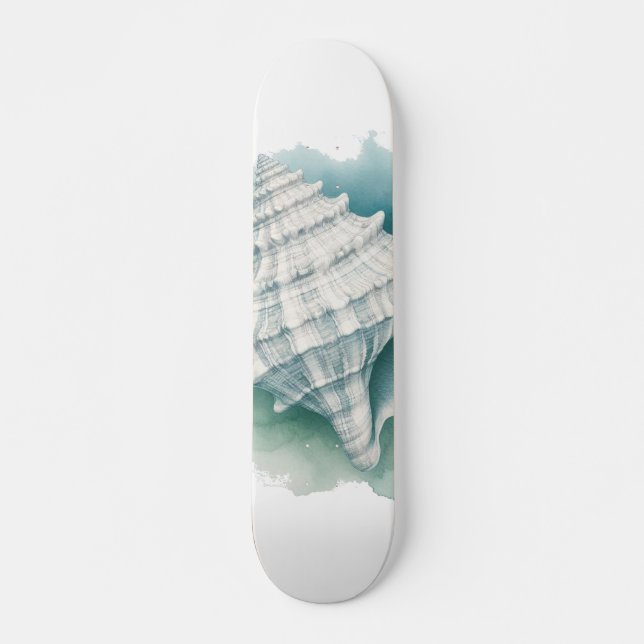 Coastal/Nautical seashell  Skateboard (Front)