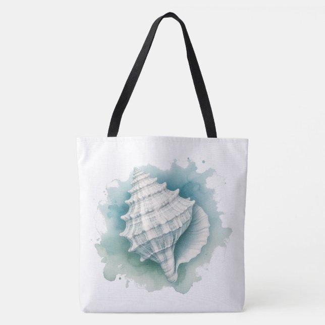 Coastal/Nautical seashell  Tote Bag (Front)